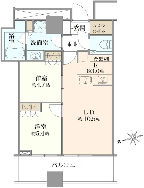 ワールドタワーレジデンス　WORLDTOWERRESIDENCEの間取図