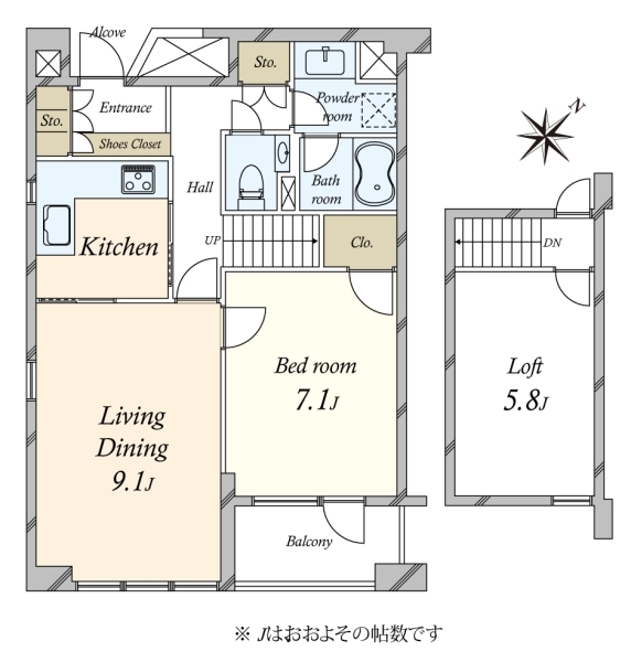 グランドメゾン目黒南の間取図