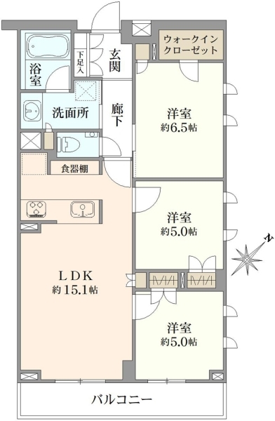 オープンレジデンシア文京六義園の間取図