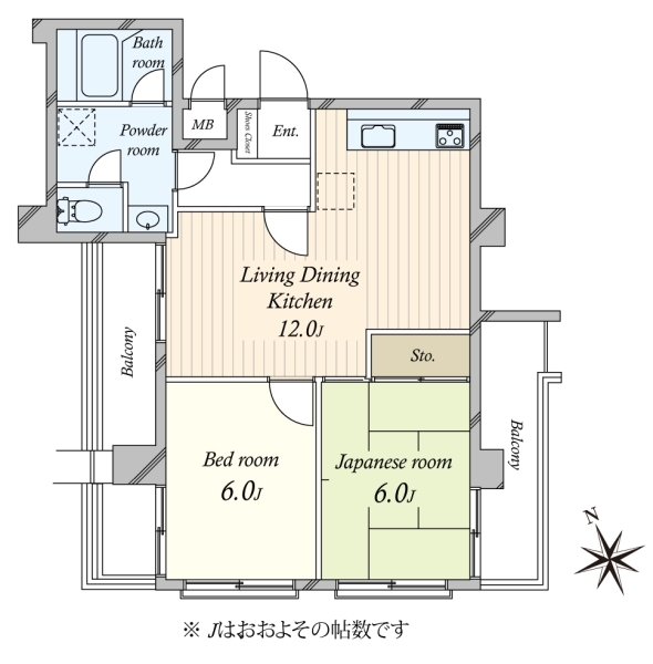 ネオハイツ田町の間取図