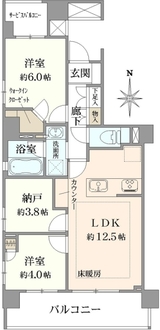 ウィルローズ南浦和の間取図