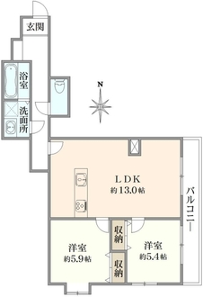 ライオンズマンション川口第7の間取図