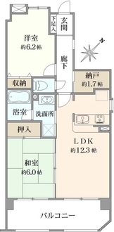 セレナハイム武蔵浦和の間取図