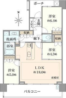 クラッシィハウス浦和常盤の間取図