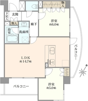 ルイシャトレ千葉の間取図