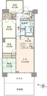 オハナ船橋習志野台の間取図