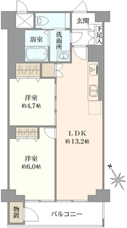 パークサイド船橋の間取図