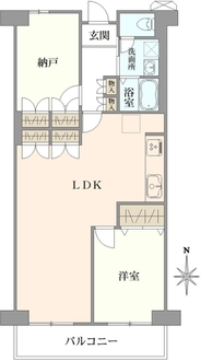 赤羽神谷サンハイツの間取図