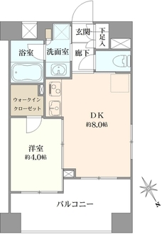 クレヴィア新大塚の間取図