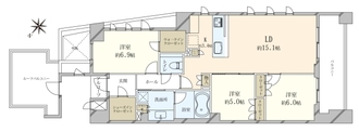 ジオ南青山の間取図