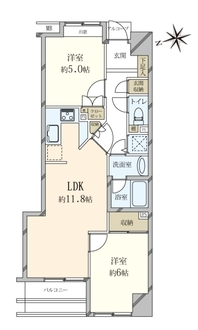 アクシアフォレスタ麻布の間取図