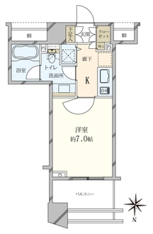 プライア渋谷の間取図