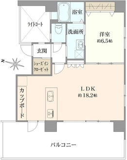 朝日サテライト原宿の間取図