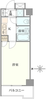 菱和パレス品川島津山の間取図