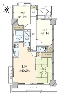 朝日シティパリオ西早稲田館の間取図