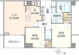ディアナコート文京千石の間取図