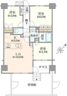 リコットハウス藤沢の間取図