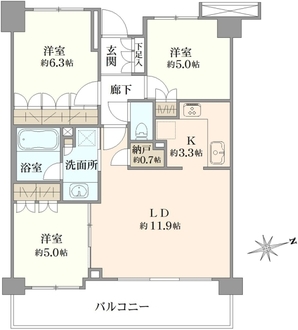 BELISTA国分寺の間取図