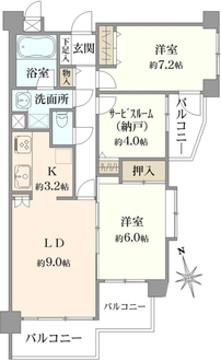 デ・リード調布フォレストヒルズの間取図