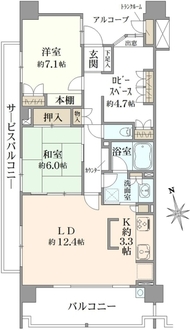 ジオステージの間取図