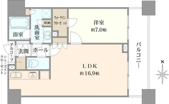 コンシェリア西新宿タワーズウエストの間取図