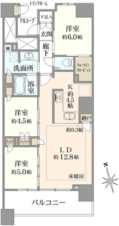 プラウドシティ日吉レジデンスIIIの間取図