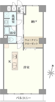 鷺沼サンハイツの間取図