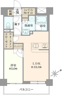 ミルーナヒルズ横浜小机の間取図