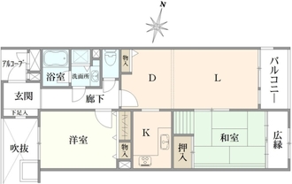 ライオンズマンション萩山の間取図