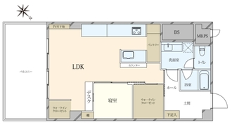 玉川台スカイマンションの間取図