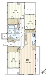 用賀テラスの間取図
