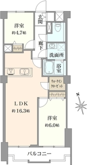 西荻リリエンハイムの間取図