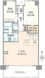 ジオ杉並高井戸の間取図