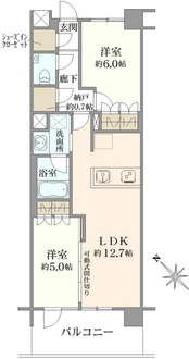 プレミスト平和台の間取図