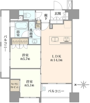 ブランズ練馬の間取図