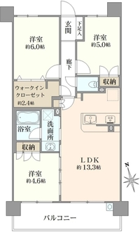 リリーゼ練馬中村南の間取図