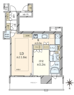 THE TOYOSU TOWERの間取図