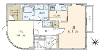 クラッシィハウス白金三光坂の間取図