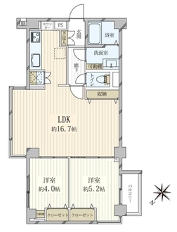 日興パレス文京の間取図