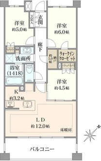 クレアホームズ永福町 蒼の邸の間取図