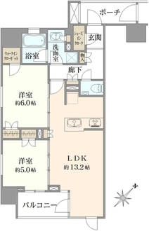 オープンレジデンシア日本橋横山町の間取図