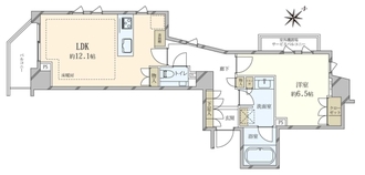ルジェンテ恵比寿の間取図