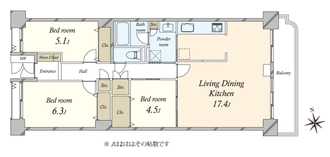 加賀ガーデンハイツの間取図