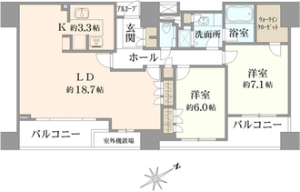 ソプラタワーの間取図