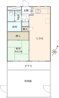 ピア武蔵野境南の間取図