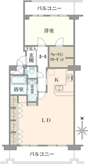 パークハイツ多摩川の間取図