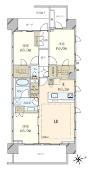 クリスタルマークスの間取図