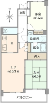 ステイツ吹田・千里丘の間取図