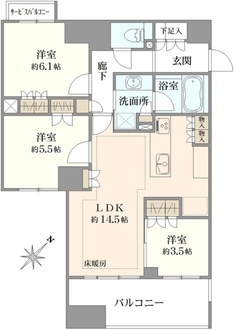 GREEN　PARK　文京千石の間取図