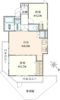 エクセルシオール文京大塚の間取図